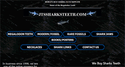 Desktop Screenshot of jtssharksteeth.com